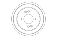 фото thumb №13, Trw гальмівні барабани гальмівні 2szt. задня kia picanto ii 1.0 1.0lpg 1.2