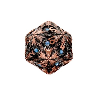 НАБОР ИЗ 3 МЕТАЛЛИЧЕСКИХ КУБИКОВ D20 RPG ДВАДЦАТЬСТОРОННИЙ ГЛАЗ ДЬЯВОЛА
