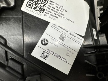 фото thumb №14, Bmw x3 g01 x4 g02 lci перед бампер капот led крила pas радіатор a300