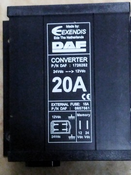 фото thumb №3, Преобразователь напряжения 24v daf cf xf 105