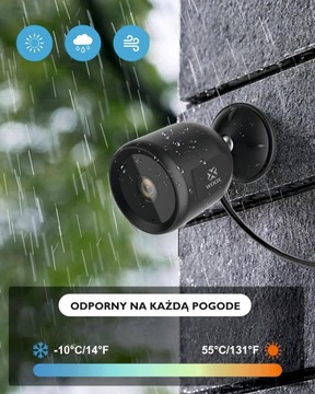 Уличная камера WOOX WIFI 2 МП с датчиком движения Водонепроницаемая HD 1080p