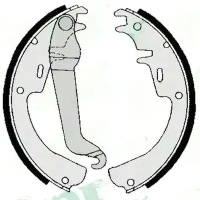 Купити Гальмівні колодки гальмівні задній 02540 lpr opel admiral b, фото thumb