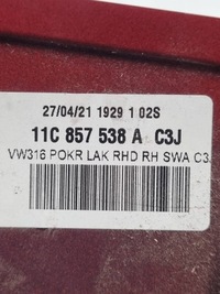 фото thumb №6, Корпус защита зеркало vw id.4 id.5 kod lak c3j str правая 11c857538a