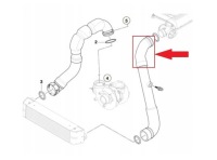 Шланг труба turbo інтеркулер bmw 5 e60 e61 525d 530d xd Ціна, фото thumb