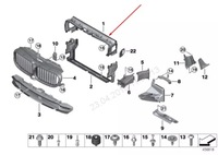 фото thumb №13, Bmw 7 g11 радиатор верхний канал воздуха 51747359796 7359796 2016 oem