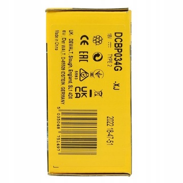DEWALT POWERSTACK 18 В LI-ION 1,7 Ач DCBP034G аккумулятор