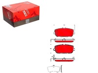 фото thumb №1, Гальмівні колодки гальмівні mazda задня mx-5 trw