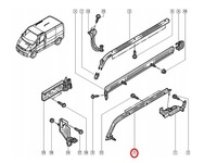 фото thumb №3, Напрямна молдинг двері зсувні renault trafic ii vivaro a нижня оригінал