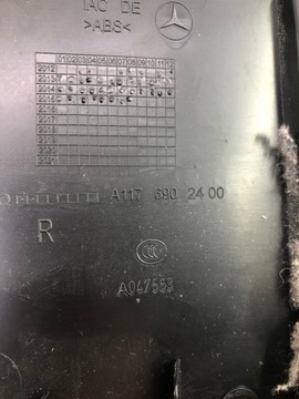 фото thumb №6, Mercedes w117 захист стійка права верхня a1176902400