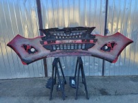 Бампер решітка радіатора перед opel corsa d рестайлінг  opc-line lata 2011-2014 z547 Недорого, фото thumb