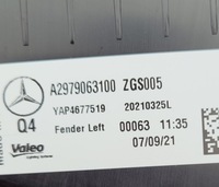 фото thumb №12, Mercedes eqs 21-24 лампа правая led a2979063200