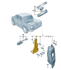 фото thumb №1, Вкладыш цоколь лампы vw amarok левая