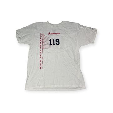 Мужская белая футболка ADIDAS VOLLEYBALL USA 119 XL