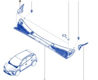 фото thumb №13, Уголок жабо правое renault symbioz captur ii рестайлинг 668627223r