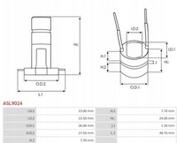 фото thumb №3, Komutator генератора asl9024