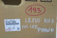 фото thumb №12, Фара лампа перед передняя правая lexus nx ii 81145-78280