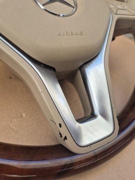 фото thumb №6, Комплектна дерев'яна кермо mercedes cls w218 e w212 w204 glk sl ml w166