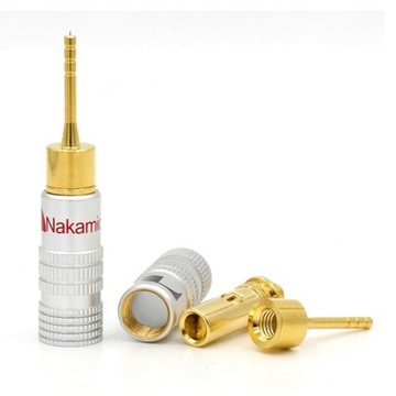 NAKAMICHI Kabel głośnikowy 2x1,5 szpilki proste 8m