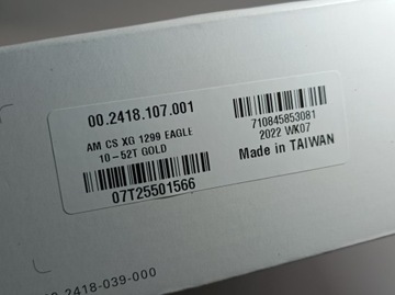 Кассета SRAM XG-1299 Eagle 12s GOLD 10-52T XX1