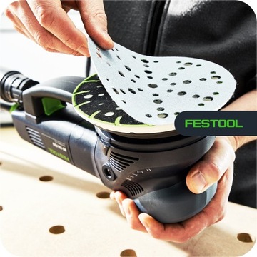Шлифовальный диск для эксцентриковой шлифовальной машины FESTOOL на липучке 150 мм