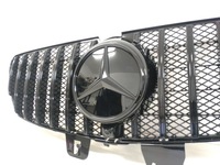 фото thumb №9, Новый решётка радиатора решётка радиатор mercedes v-klass w447 рестайлинг 2019- gt полный чёрный