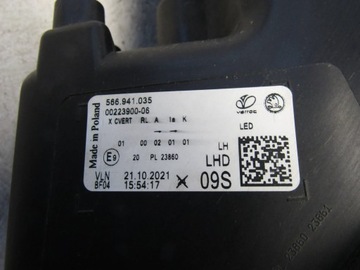 фото thumb №11, Skoda kodiaq рестайлінг лампа ліва перед повний led 566941035