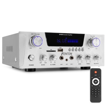 HIFI-усилитель для караоке 2x300 Вт USB FM BT высокой мощности