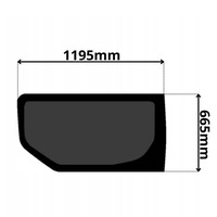 фото thumb №1, Стекло боковая левая bok средняя opel vivaro i 1 01- 0130