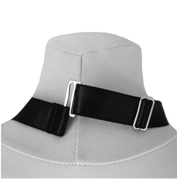 Naszyjnik rock steam punk goth Obroża Choker Shelly karabińczyk kółko Alter