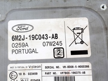 ПРИВОД DVD-ПЛЕЕР FORD MONDEO MK4 GALAXY MK3 6M2J-19C043-AB