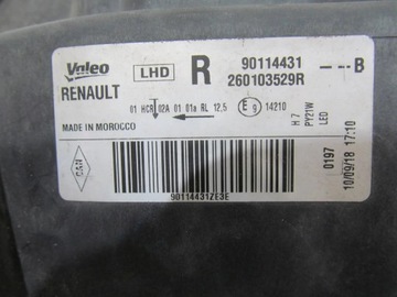 фото thumb №12, Dacia sandero ii рестайлинг / logan ii рестайлинг 16-20 фара лампа правая перед c409