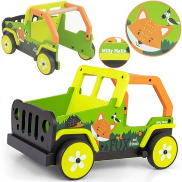 Детские ходунки-толкачи Игрушка с замком на колеса Explorer +12м Milly Mally