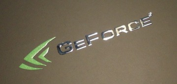 Наклейка GEFORCE LOGO Metal Edition 43x9 мм 093