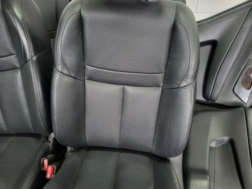 фото thumb №6, Nissan x-trail t32 сидіння диван боковина сидіння обшивки чорна шкіра uk