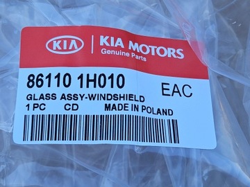 фото thumb №9, Стекло передняя kia ceed i 2006-2010 861101h010