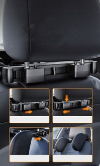 фото thumb №12, Підголівник автомобіля спинка голови подушка - карбон