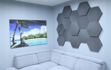 Настенная панель шестигранная 5см Hexagon Acoustic шестигранный потолочный кессон