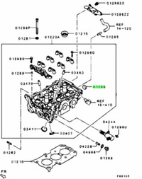 фото thumb №6, Крышка, заглушка mitsubishi pajero montero оригинальный номер mf665539