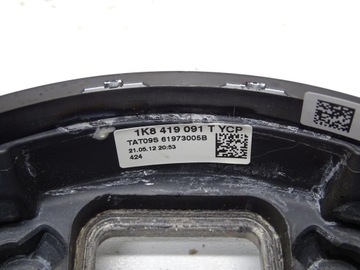 фото thumb №14, Руль кожа стёганая срезанная 1k8419091t vw scirocco iii golf vi