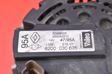 фото thumb №8, Генератор 8200030635 renault megane scenic 1 i 2.0 16v 138 km 99-03