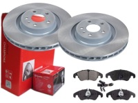 фото thumb №1, Гальмівні диски гальмівні колодки brembo перед audi a4 s4 b8 q5 8r 345