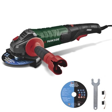 Угловая шлифовальная машина Parkside DIAX ADJUSTMENT 125MM 1200W + шлифовальный диск
