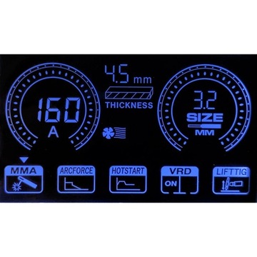 Инверторный сварочный аппарат Sherman DIGIARC 160 LCD