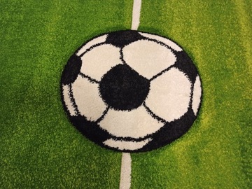 DYWAN PILLY 280x370 ZIELONE BOISKO UEFA PIŁKA HIT