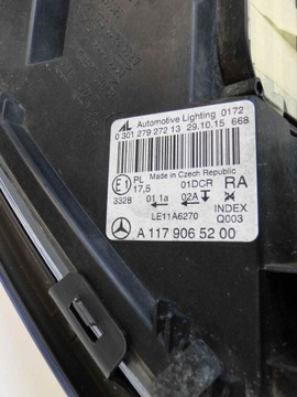 фото thumb №11, Mercedes cla 117 лампа правая bi-xenon некорректируемая