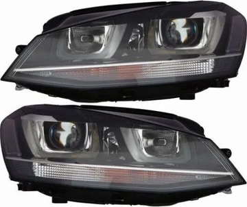 фото thumb №1, Фары лампы vw golf vii 7 '12- комплект depo