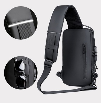 USB-рюкзак на одно плечо с защитой от кражи (I223)