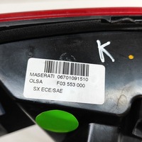 фото thumb №6, Maserati ghibli 2019 ліва сторона лампи задній кришки багажника