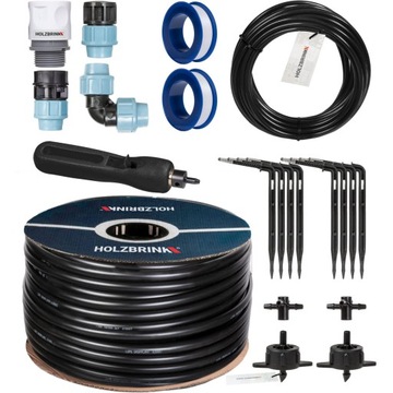 10 m zestaw do podlewania ogrodu 20 mm LPDE 4l/h