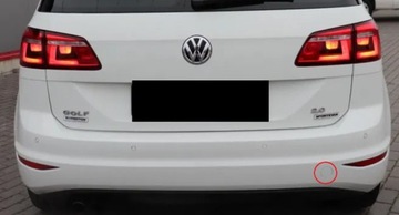 фото thumb №11, Volkswagen golf sportsvan 2014-2018 заглушка фаркоп зад 510 оригинал